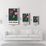 Wallity Pintura Decorativa de Vidrio Templado Multicolor 46 x 72 cm